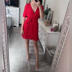 1. State Red Leppard Dress